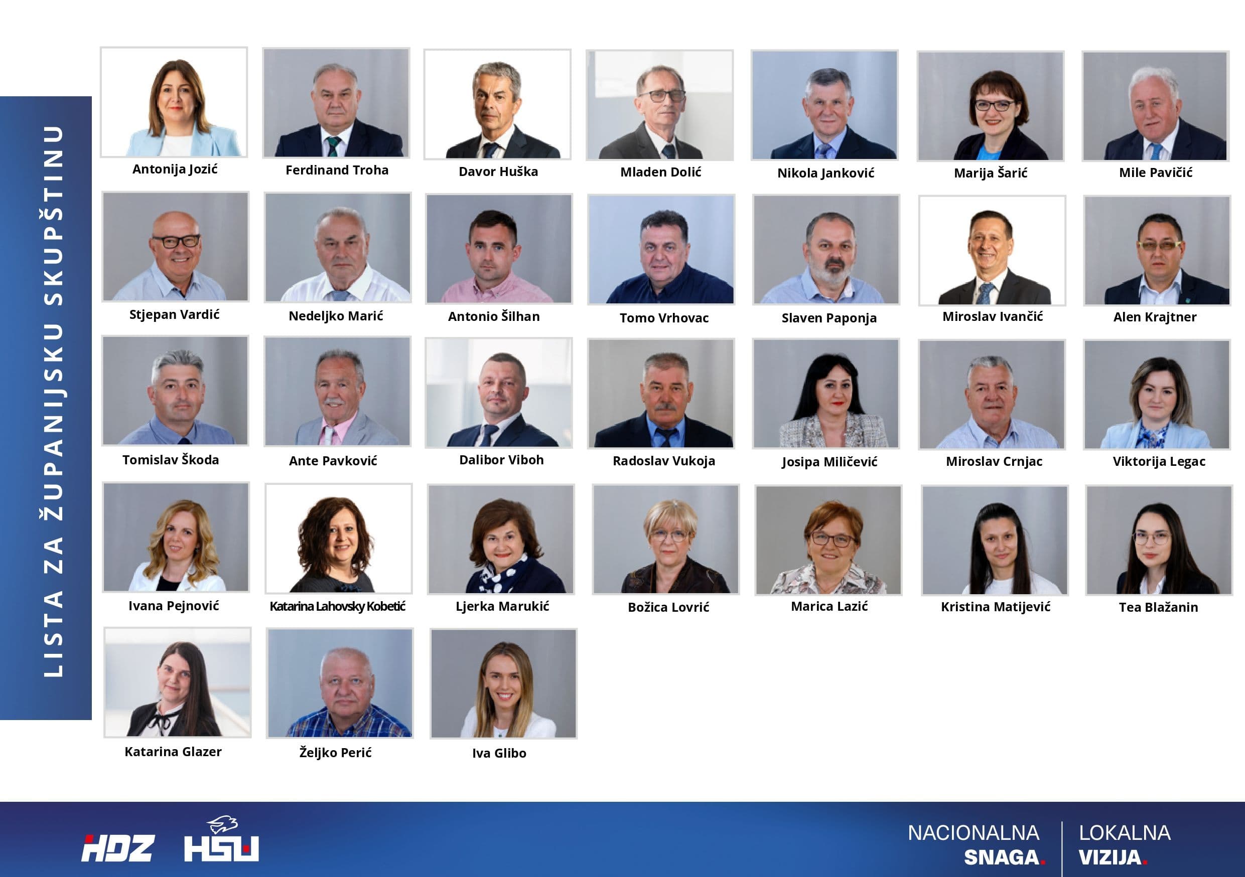 Jozić: „Naša lista jamči ravnomjeran razvoj i snažno zastupanje svih dijelova županije"